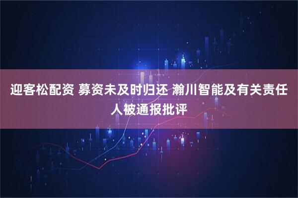 迎客松配资 募资未及时归还 瀚川智能及有关责任人被通报批评